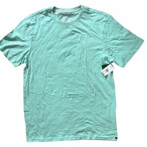 NWT Volcom Solid Mint T Shirt Men Green Organic Cotton Basic Tee - Large